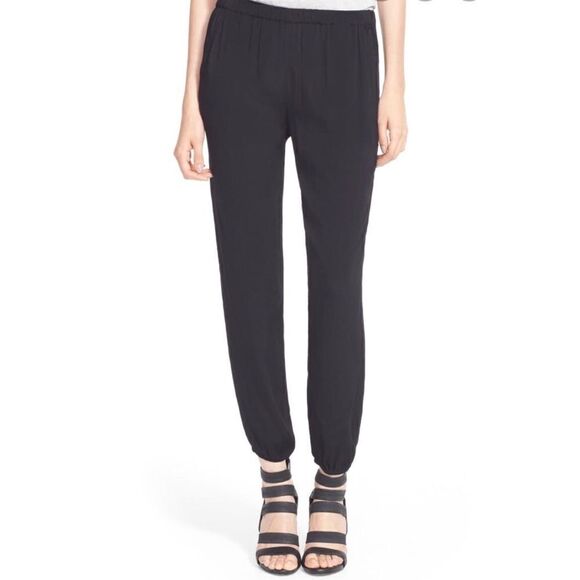 Soft Joie Morley Black Track Pants Joggers M - Picture 1 of 6